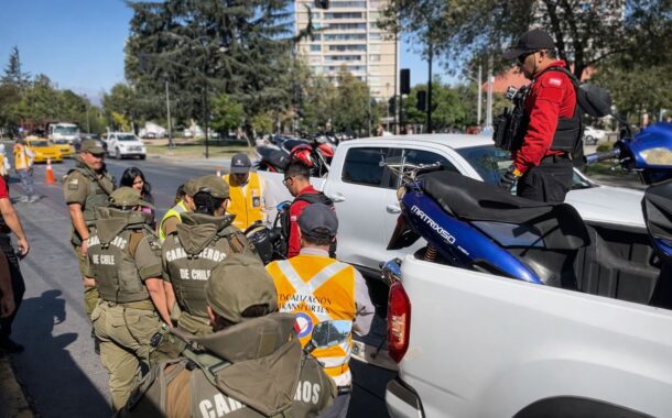 Rancagua: un detenido, nueve motos retiradas y múltiples infracciones en operativo conjunto