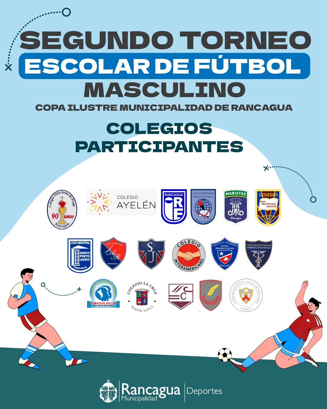 Rancagua inaugura la segunda edición de la Copa Ilustre Municipalidad de Rancagua de Fútbol Escolar Masculino