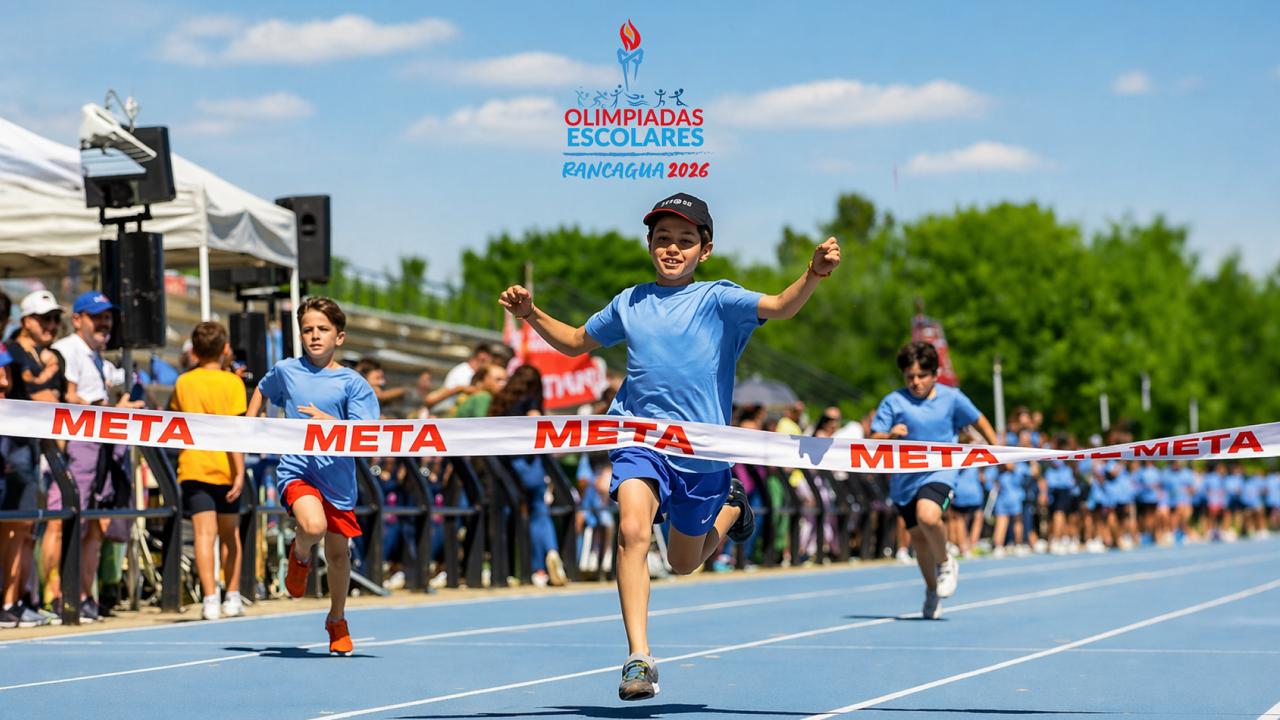 50 colegios y más de 3 mil estudiantes darán vida a las primeras Olimpiadas Escolares Rancagua 2026