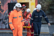 División El Teniente capacita a estudiantes de O'Higgins en rescate y emergencias mineras