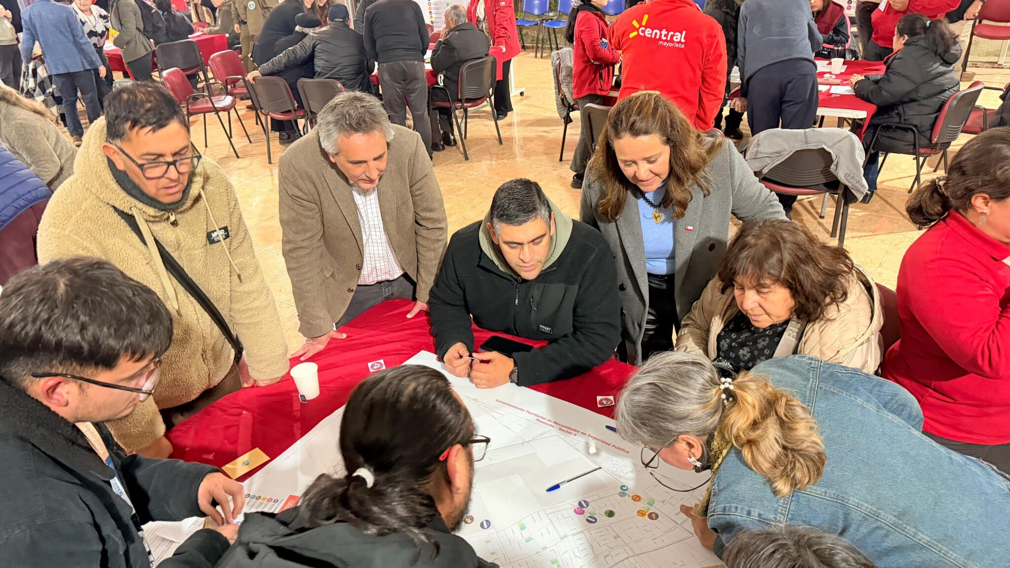 Más de 50 organizaciones participaron en encuentro de seguridad impulsado por la Municipalidad de Rancagua