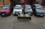 Rancagua: Carabineros recuperó 4 vehículos robados