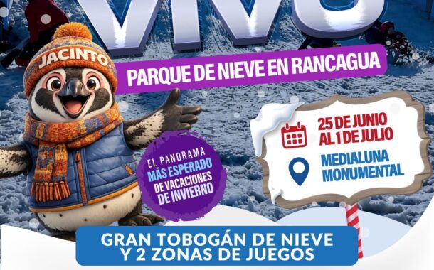Municipio confirmó el regreso de “Invierno Vivo”, el Parque de Nieve en Rancagua