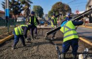 Equipos municipales de Rancagua ejecutan trabajos de hormigonado en Tal Tal con Santa Teresa de Los Andes*
