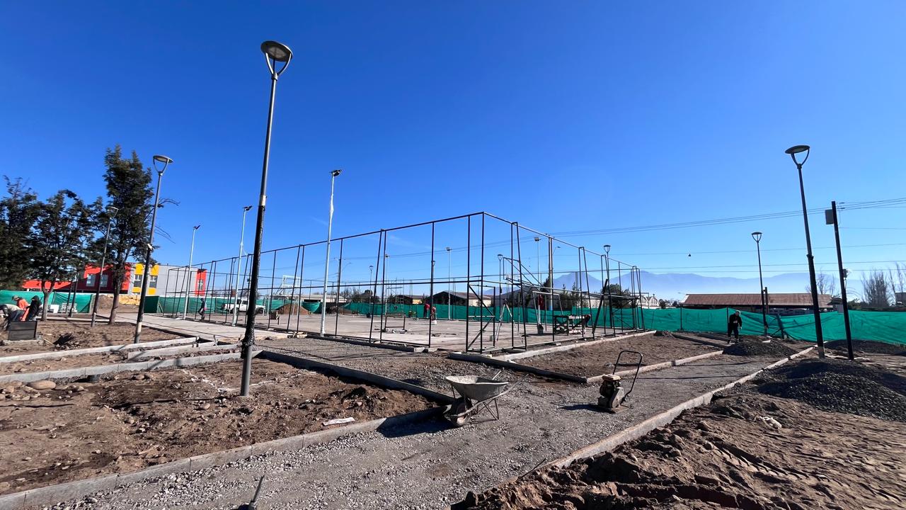 Municipalidad de Rancagua avanza en la recuperación integral de un emblemático espacio de Villa Baquedano