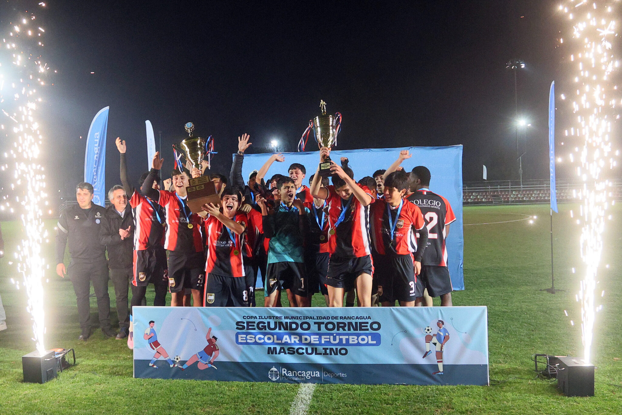 Con éxito culminó la Segunda Copa Ilustre Municipalidad de Rancagua de Fútbol Escolar Masculino 2026