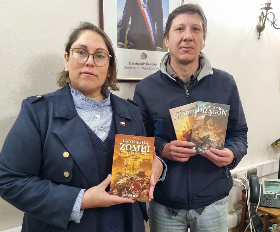 Seremi de Culturas destacó al escritor de “Rancagua Zombi” por su participación en importante festival internacional de terror y fantasía