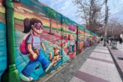 Rancagua: Muralista DREMS realiza intervención artística en Paseo Estado