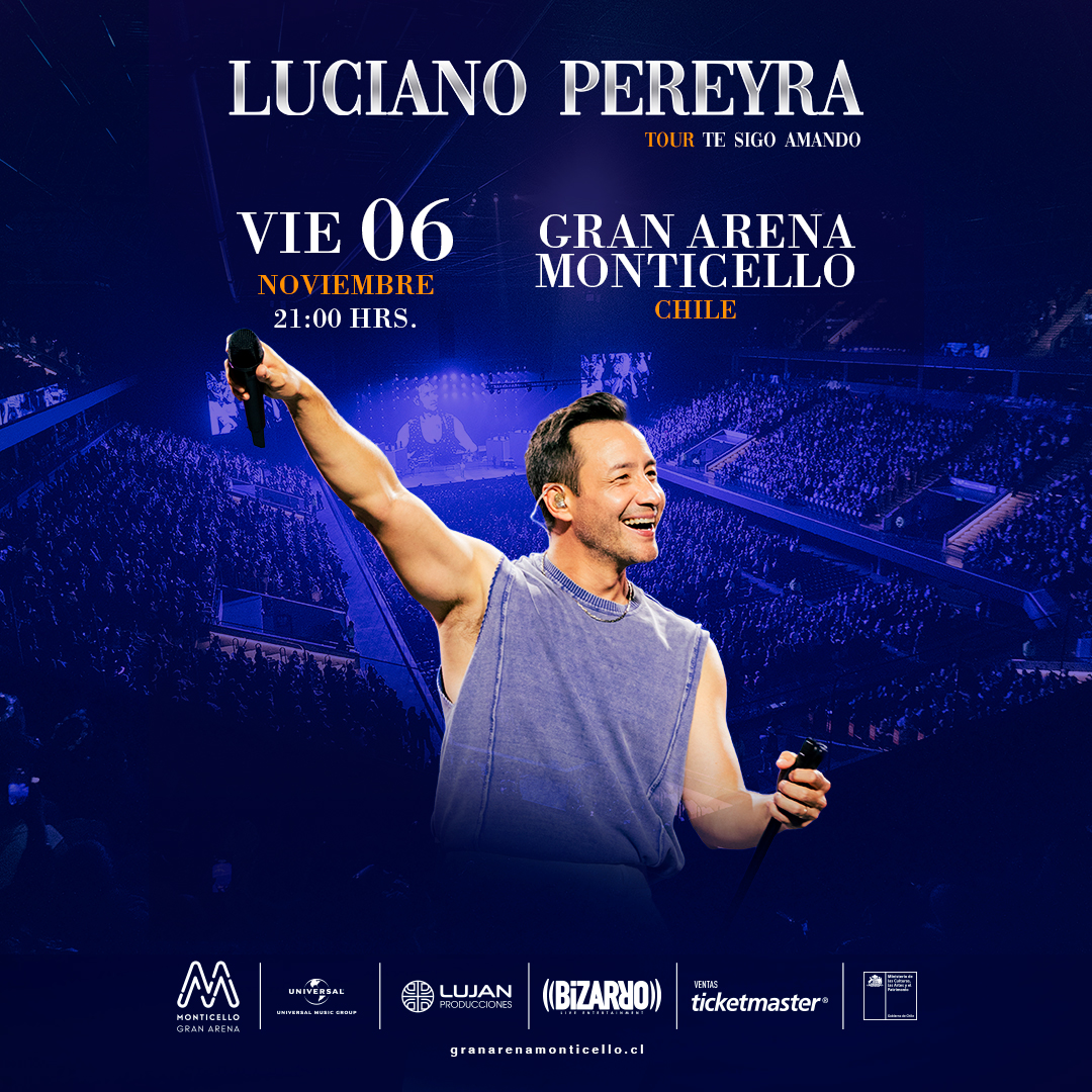 Luciano Pereyra regresa a Gran Arena Monticello con nuevo disco