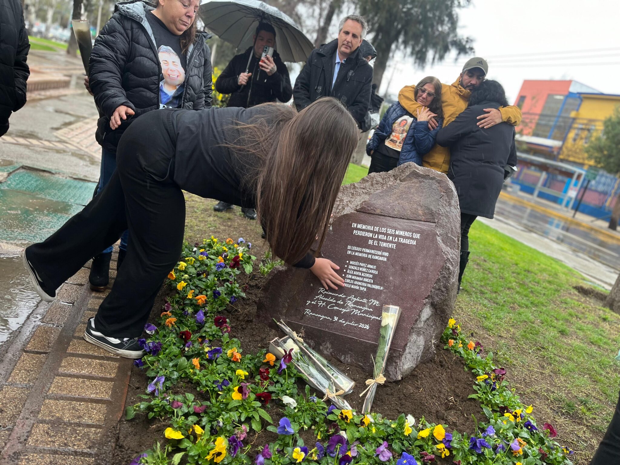 Rancagua rindió homenaje a los seis mineros fallecidos en la tragedia de División El Teniente