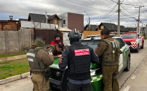 Tres detenidos y más de 100 controles preventivos dejó una nueva ronda mixta en el nororiente de Rancagua