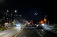 Avanzan trabajos de mejoramiento de calzada en Ruta H-210 con cortes nocturnos