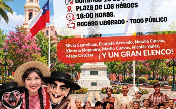 La Pérgola de las Flores” llegará este domingo a la Plaza de los Héroes de Rancagua