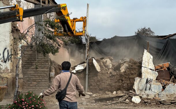 Municipalidad de Rancagua inicia demolición de propiedades abandonadas en el centro de la ciudad