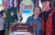 Casino Monticello entrega premio de $100 millones a ganadora que agradeció la calidez del personal