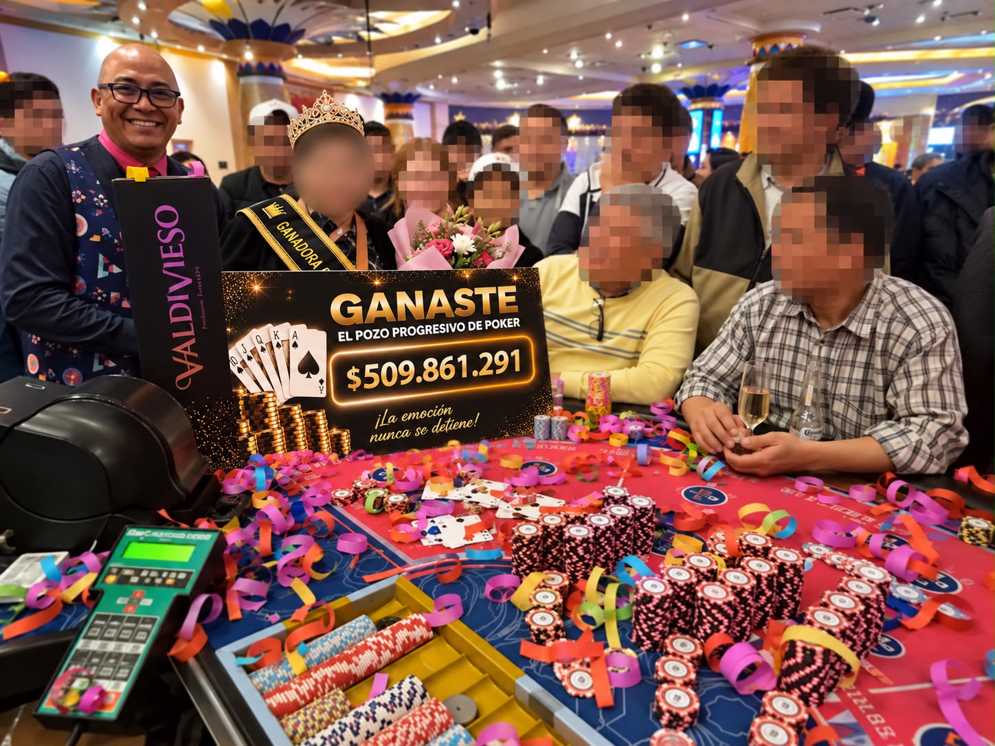 ¡Ganadora reaccionó muy nerviosa!: Monticello entregó gran premio por más de $500 millones