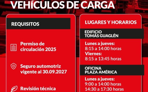 Rancagua habilita renovación del Permiso de Circulación para vehículos de carga