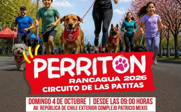 Este domingo Rancagua se llena de patitas! Municipalidad invita a disfrutar en familia de la gran Perritón 2026