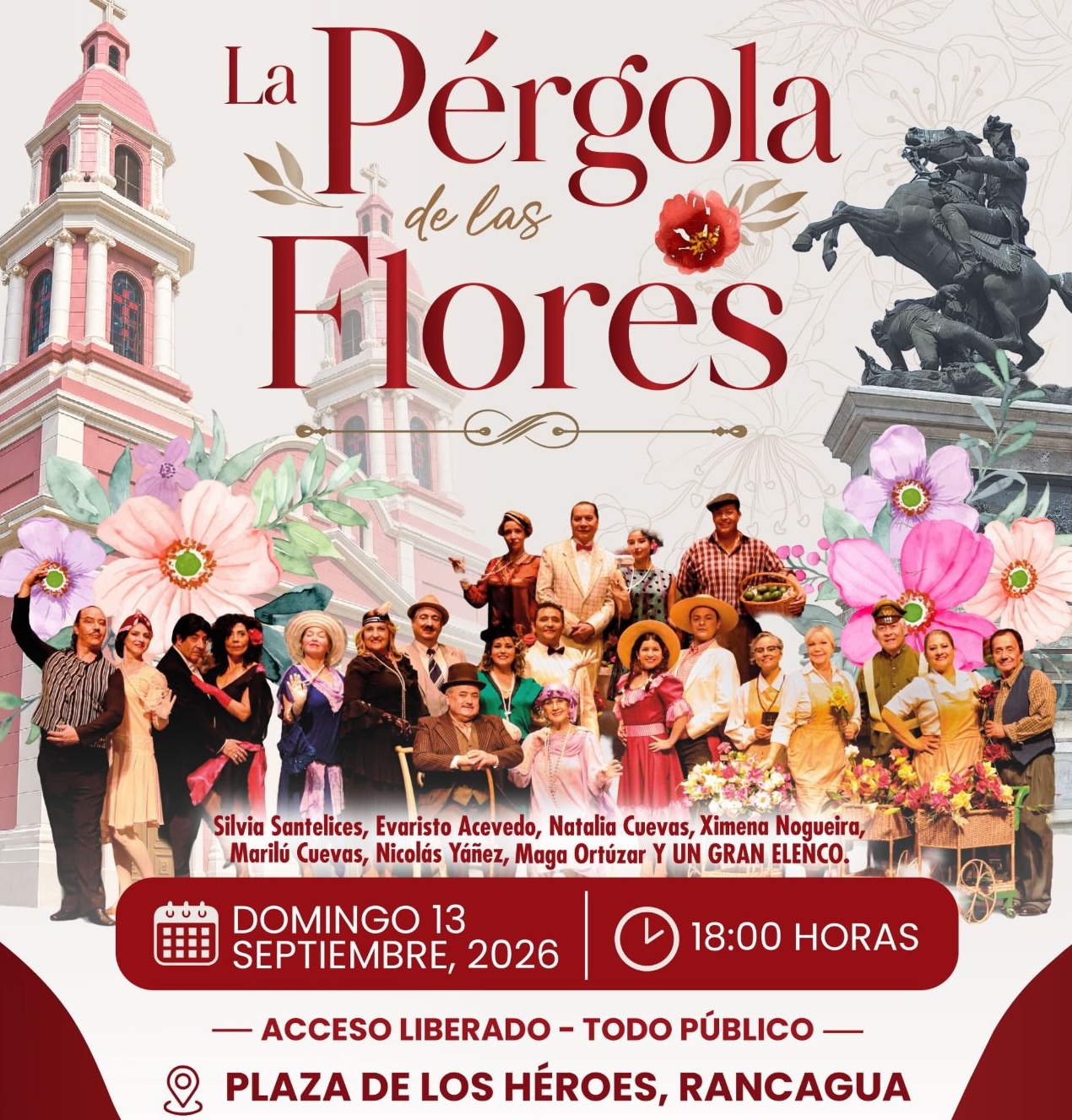 La Pérgola de las Flores regresa al corazón de Rancagua