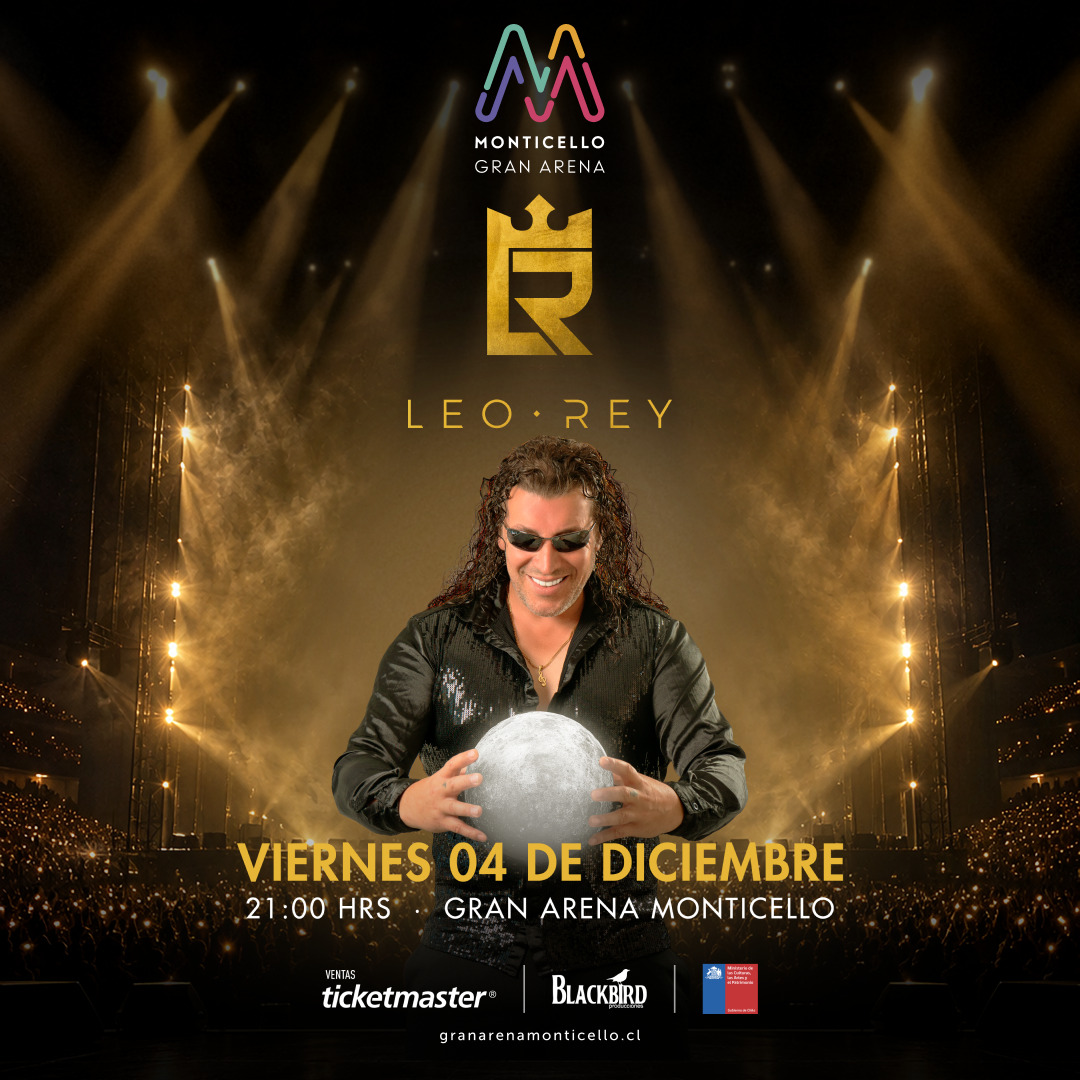 Leo Rey promete una noche llena de ritmo y clásicos en Gran Arena Monticello