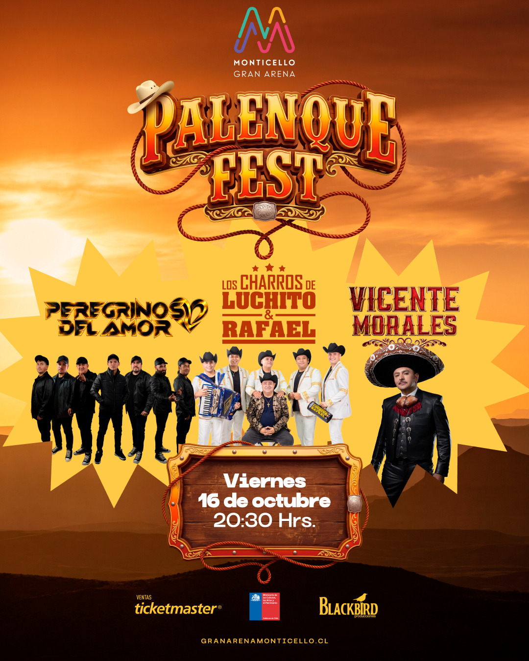 Palenque Fest llega a Gran Arena Monticello