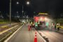 Ejecutan trabajos nocturno de reposición de carpeta asfáltica en Ruta Travesía en Rancagua