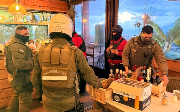Operativo nocturno impulsado por Municipio terminó con un detenido por orden vigente y decomiso de alcohol comercializado sin patente